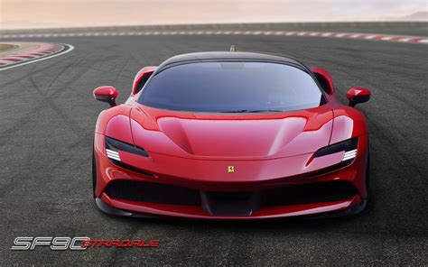 Voici La Sf Stradale La Premi Re Ferrari Hybride Rechargeable