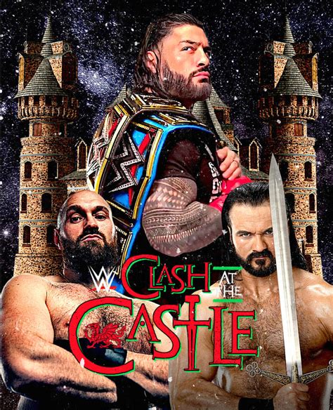 WWE Clash at the Castle Custom Poster by DecentRenderz on DeviantArt