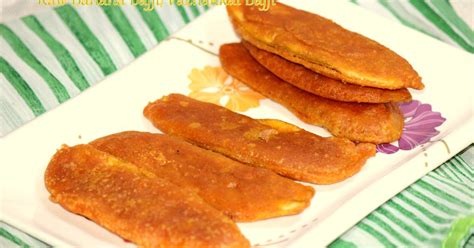 Raw Banana Bajji Vazhakkai Bajji Recipe By Kitchensnippets Cookpad