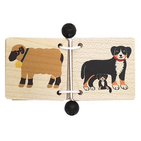 Swiss Mini Wood Baby Book - Farm Animals – EuropeanMarket