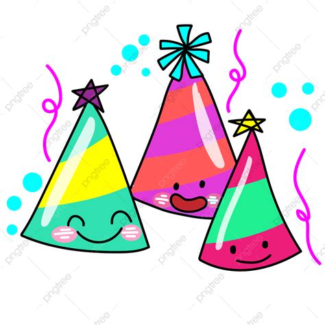 Chapeuzinho De Aniversario Desenho - Desenho De Chapéu De Aniversário Com Expressão Feliz PNG , Aniversário ...