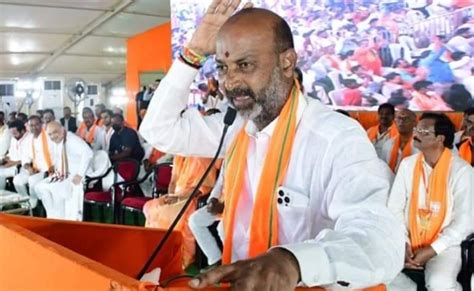 Telangana Bandi Sanjay Defends Fetching Amit Shahs Shoes Terms It