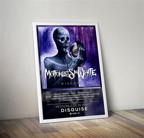 Motionless In White Poster Print Disguise Poster Album Poster Print 4 Color Wall Decor Poster