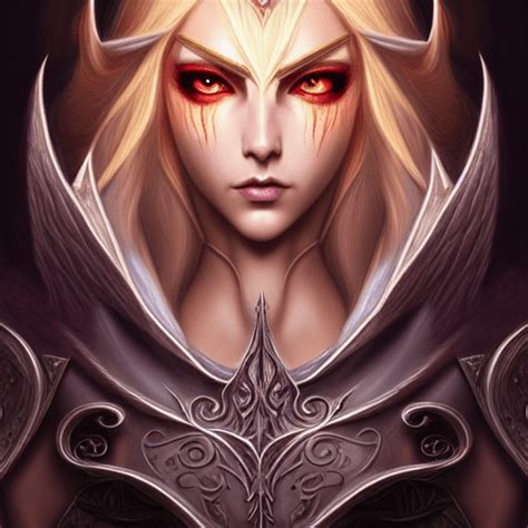 Blood Elf Face World Of Warcraft Fine Art Creative Fabrica