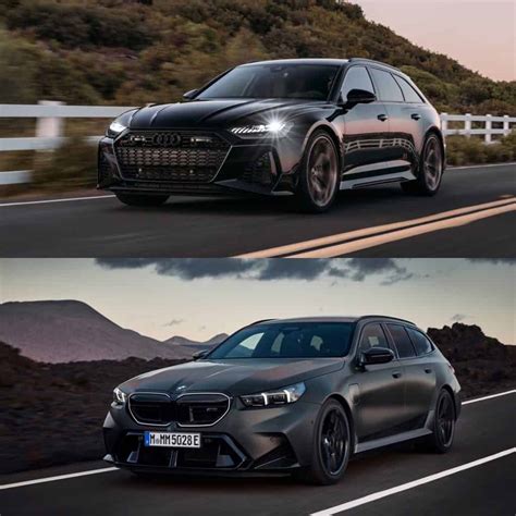 Photo Comparison BMW M5 Touring Vs Audi RS6 Avant