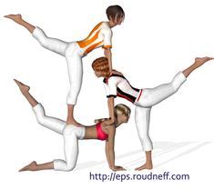 37 idées de Acrogym acrosport yoga enfant éducation physique