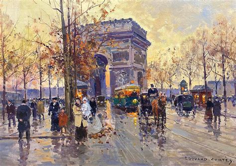 Edouard Leon Cortes Paintings In Rain Dolfnest