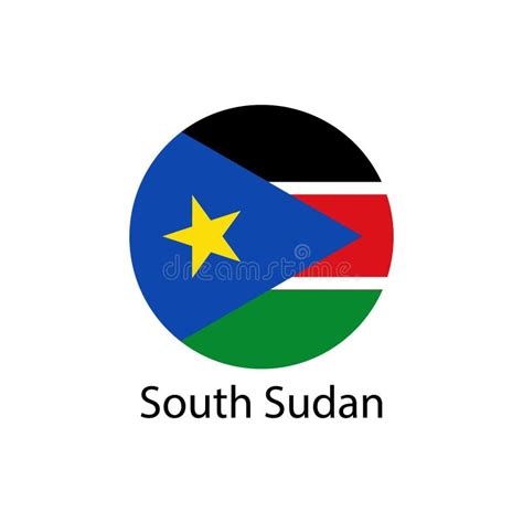 Flag Of South Sudan Vector Stock Vector Illustration Of Design