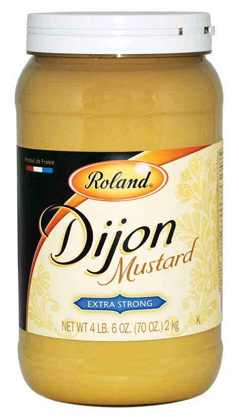 Roland Foods Extra Strong Dijon Mustard 44 Pound Jar Specialty