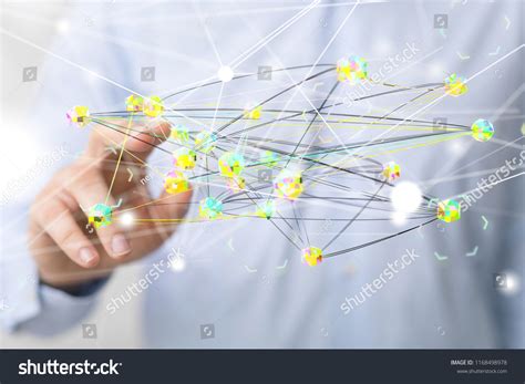 network system hand stock photo  shutterstock