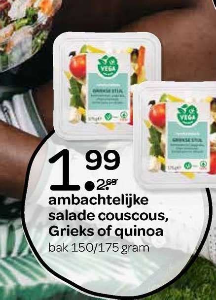 Ambachtelijke Salade Couscous Grieks Of Quinoa Aanbieding Bij Spar