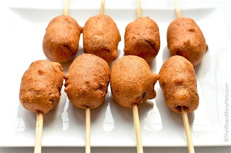 Smoked Sausage Corn Dogs Recipe She Wears Many Hats