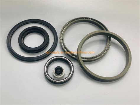 Spring Energized PTFE Lip Seals Rotary Shaft Seal Variseal China