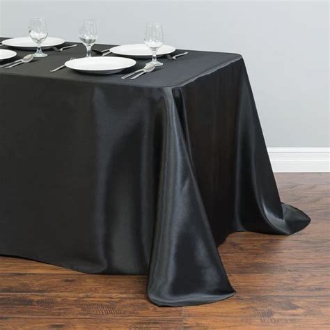 Linge De Table Nappe De Table En Satin Rectangle Couverture