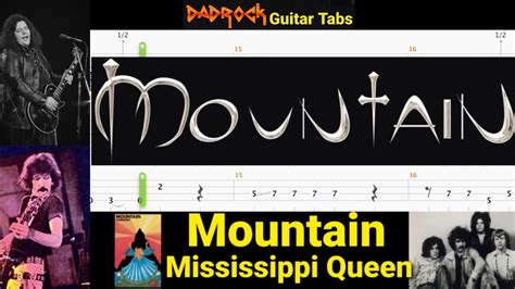 Mississippi Queen Mountain Guitar Bass TABS Lesson YouTube