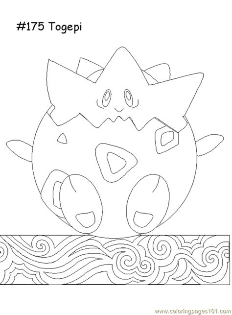 Togepi Pokemon Coloring Pages Pokemon Coloring Sheets Pokemon Coloring