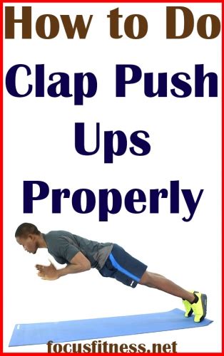 How To Do Clap Push Ups Exercise Properly Focus Fitness