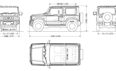 Body Dimensions Of Suzuki Jimny Dimension Tables Otosection