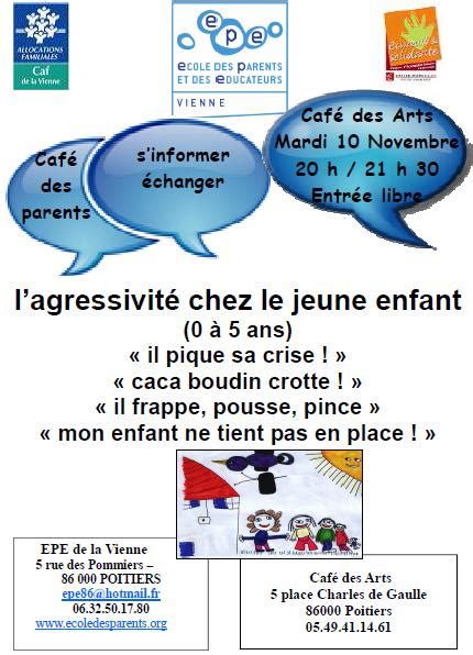 L agressivité chez le jeune enfant école de Vivonne