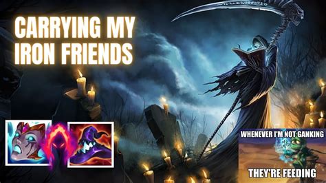 Carrying Iron Friends On Karthus League Of Legends Shenanigans YouTube