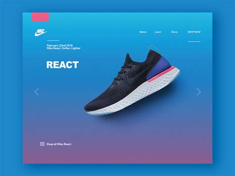 Nike Epic React by Arthur K on Dribbble