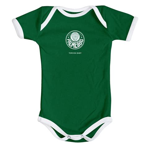 Kit Body Pantufa para Bebê do Palmeiras 033A