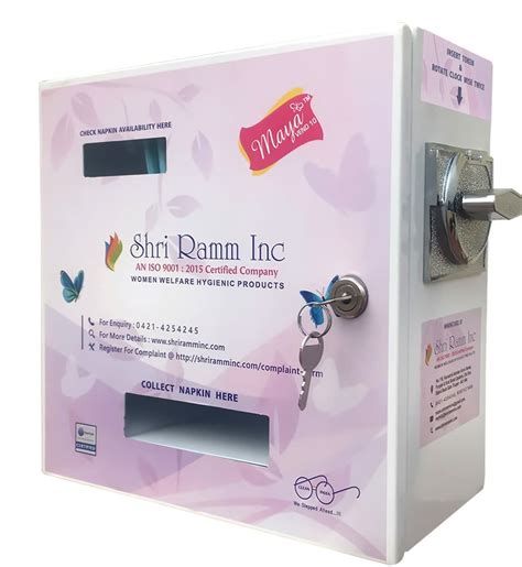 Maya Vend Mild Steel Sanitary Napkin Vending Machine Amazon In