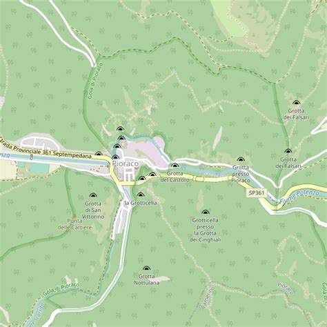 Mappa Giornalai Di Pioraco Lombardo Geosystems