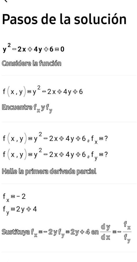 Alguien sabe la respuesta de este ejercicio con procedimiento y² 2 4y