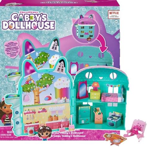 Maison de poupée pratique Gabby s Dollhouse figurine Cdiscount Jeux