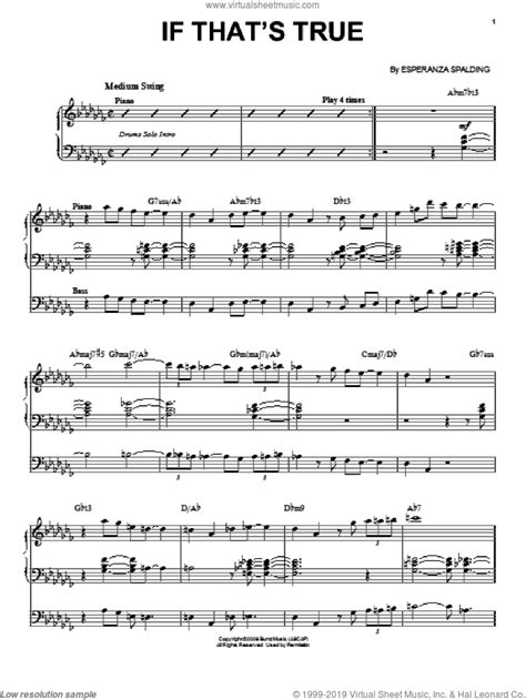 If That S True Sheet Music For Voice And Piano Pdf Interactive