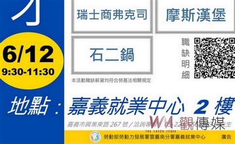 觀傳媒 雲嘉南新聞 王品「尬鍋」「和牛涮」將進駐嘉義市 嘉義就業中心連辧3場徵才