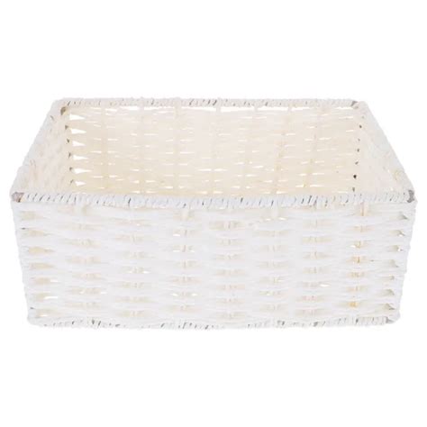 PLATEAU DE SERVICE En Rotin Boîte Rangement Panier Finition EUR 13 92