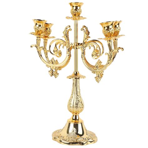 Arms Metal Candelabra European Vintage Candelabra Decoration Alloy