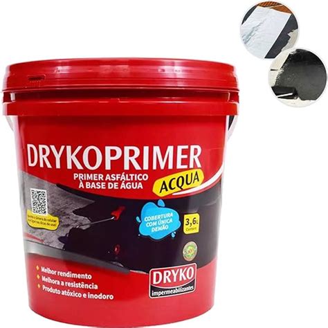 Primer Acqua Dryko Asf Ltico Base D Gua Para Manta Asf Ltica Gal O