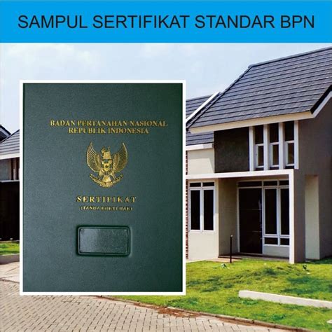 Jual Sampul Sertifikat Tanah Dan Bangunan Standar Bpn Shopee Indonesia