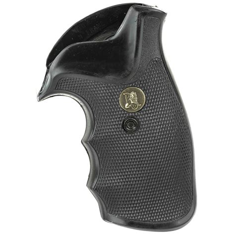 Pachmayr Gripper Pistol Grip S W N Frame Square Butt Black Rubber