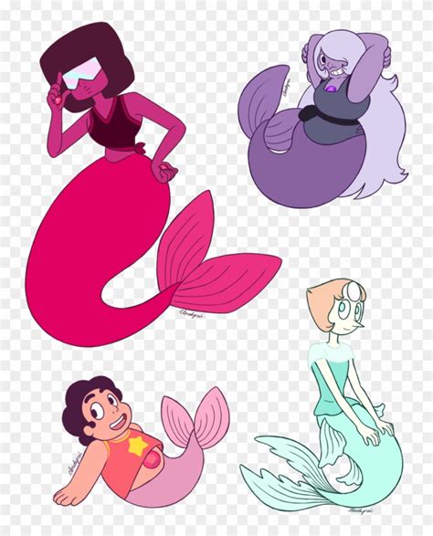 Imagem Relacionada Garnet Pearl Amethyst Mermaid Tail Steven Universe