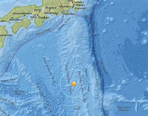 Very Strong And Deep M6 9 Earthquake Registered Near Bonin Islands