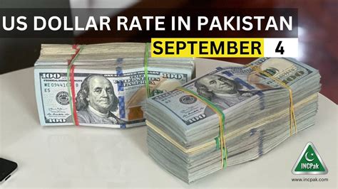 Usd To Pkr Dollar Rate In Pakistan Today September