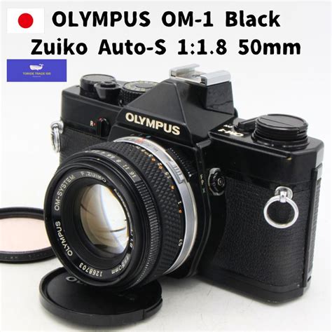 Olympus Om Black Slr Film Camera With F Zuiko Auto S Mm F From