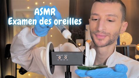 ASMR Roleplay Examen Des Oreilles Massage Nettoyage Tests Auditifs