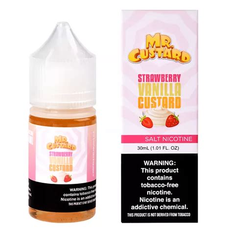 NicSalt Mr Freeze Strawberry Vanilla Custard 30ml 35mg OnPuffs