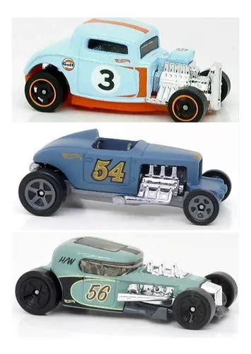 Lote Hot Wheels Rod Squad C 3 Miniaturas 1 64 No Blister Parcelamento Sem Juros