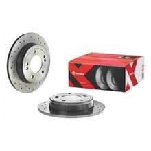 X Brembo Bremsscheiben Mm Gelocht Voll Hinten Passend F R Hyundai Creta