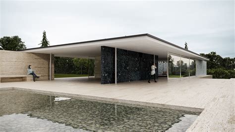 The Barcelona Pavilion. on Behance