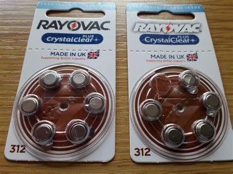 Rayovac Hearing Aid Batteries Crystal Clear Plus Size