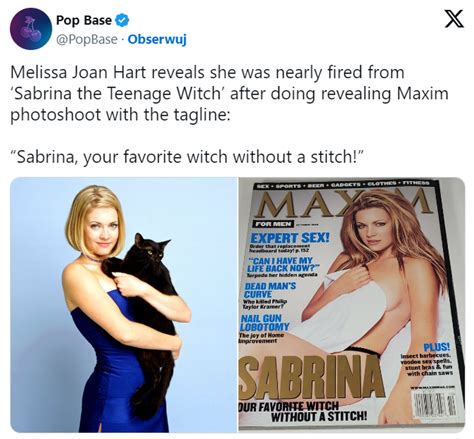 Sabrina Nastoletnia Czarownica Melissa Joan Hart Prawie Zosta A