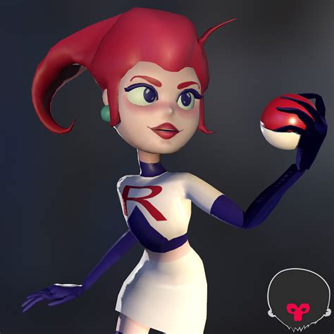 Artstation Jessie Team Rocket Model