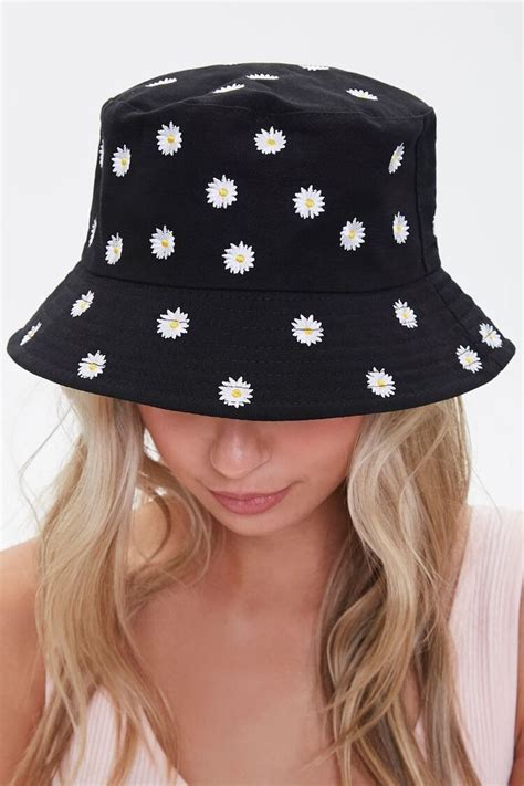 Embroidered Daisy Bucket Hat Forever 21 In 2021 Bucket Hat Fashion Outfits With Hats